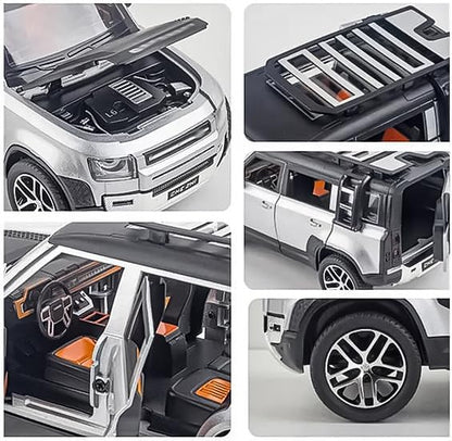 Die-cast Car 1:22 Scale Remote Control Car with Lights, Sound, Mist Spray, Openable Doors & Rechargeable Battery