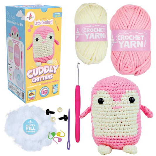 DIY Crochet Cuddly Critter – Pink