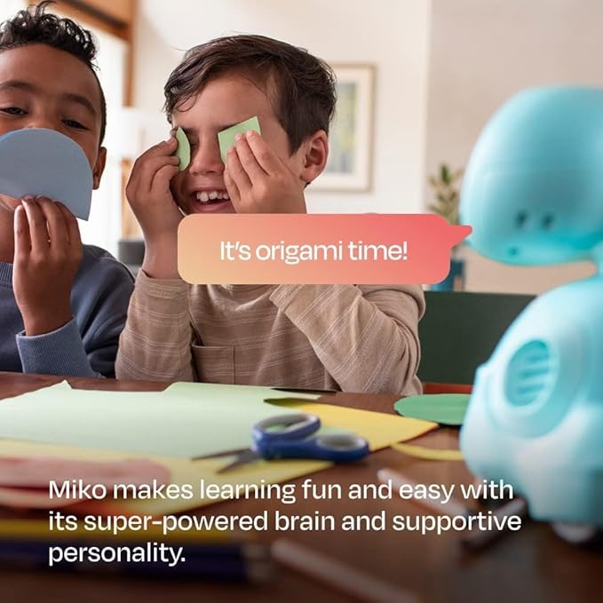 Miko 3: AI-Powered Smart Robot for Kids | STEAM Learning & Educational Robot | Interactive Robot with Learning apps & Unlimited Games