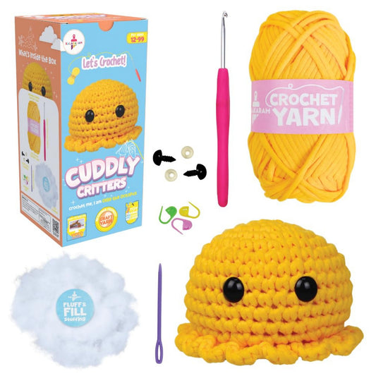 DIY Crochet Cuddly Critter – Yellow