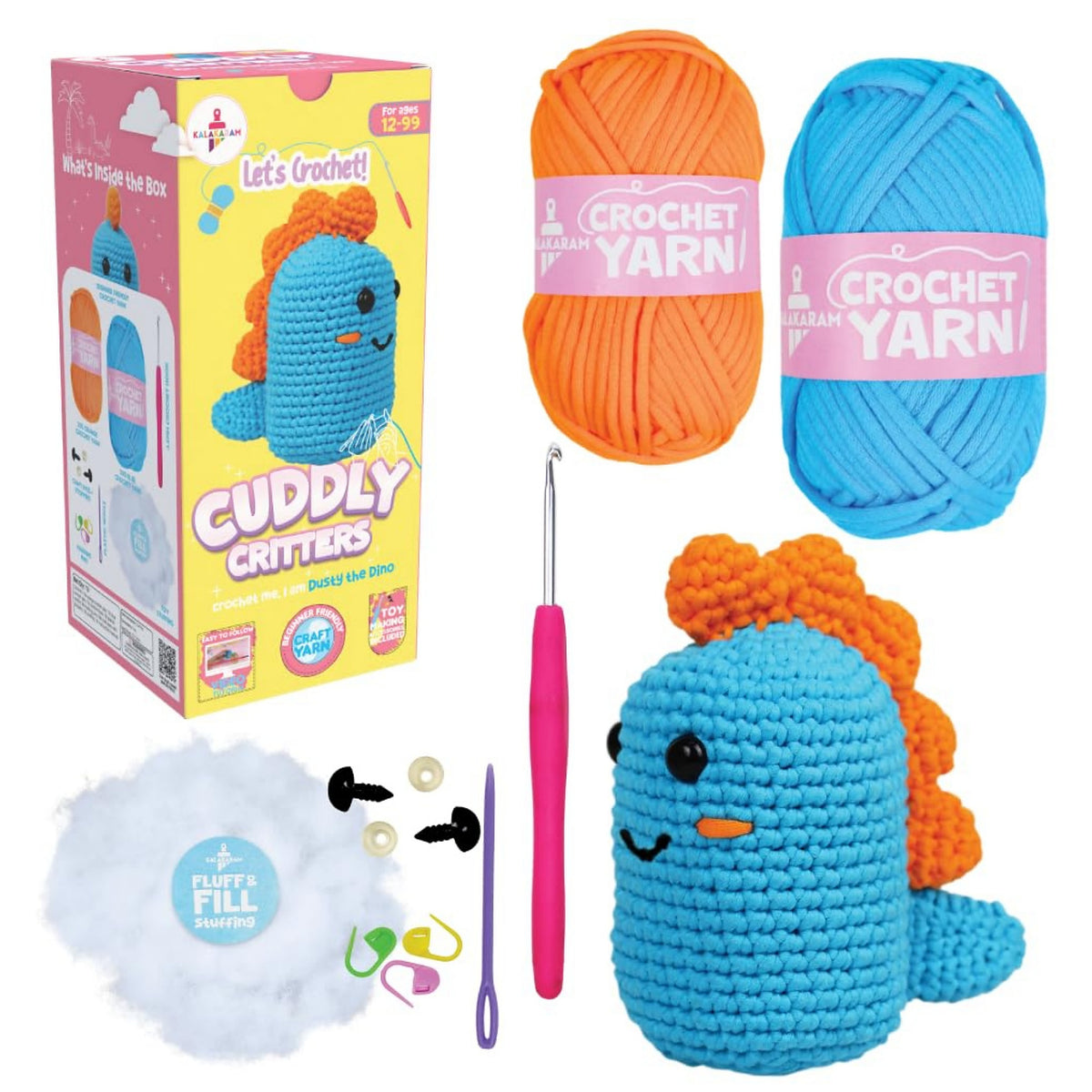 DIY Crochet Cuddly Critter – Blue