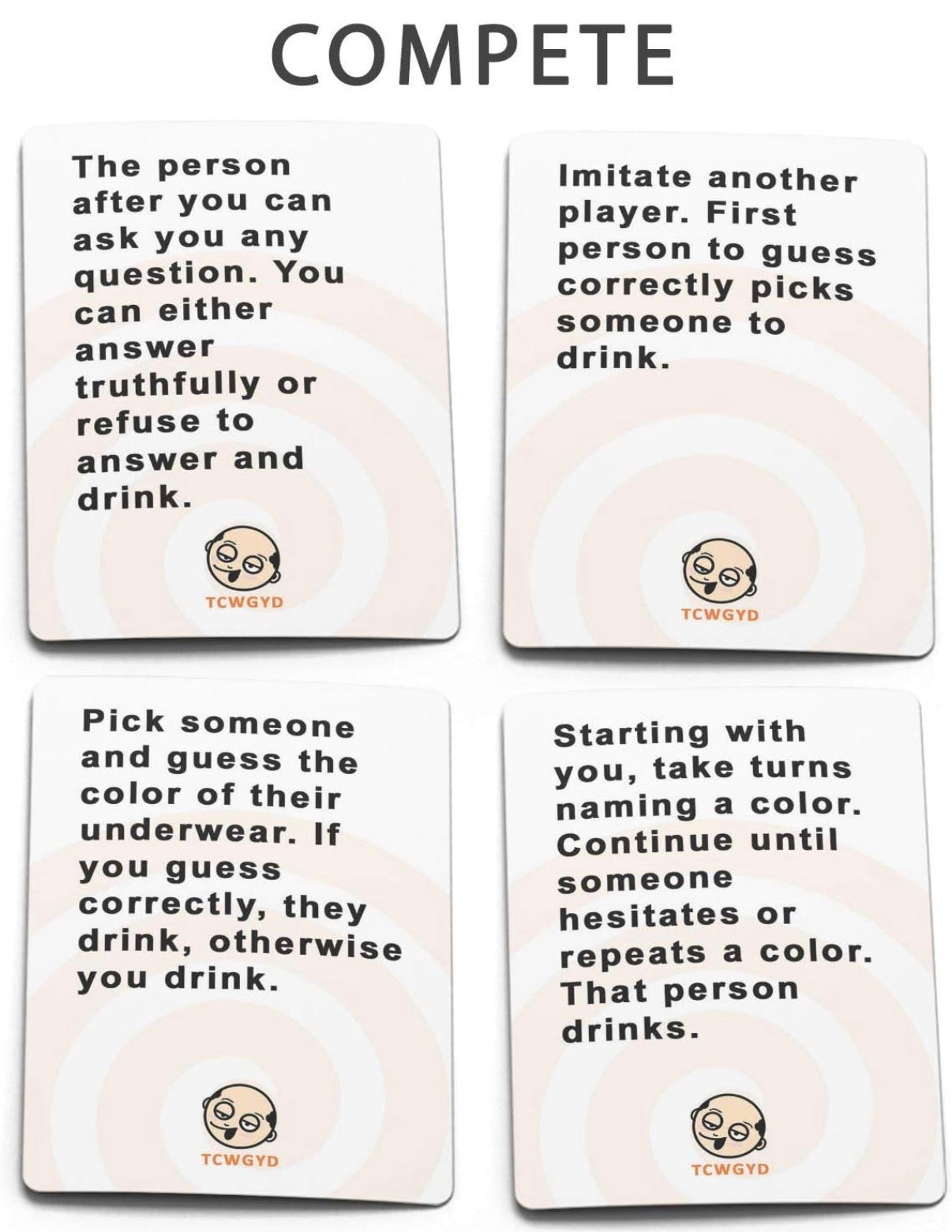 These Cards Will Get You Drunk - Fun Adult Drinking Game for Parties