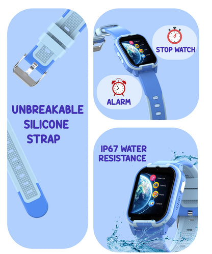 Spiky Gnome 4G Video Calling Smartwatch for Kids with Multi UI