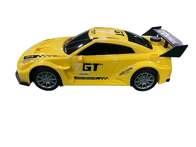 RC Turbo Spray Drift Car, Red, LED Lights, 2.4GHz Control, Real Mist Spray, Type-C Charging