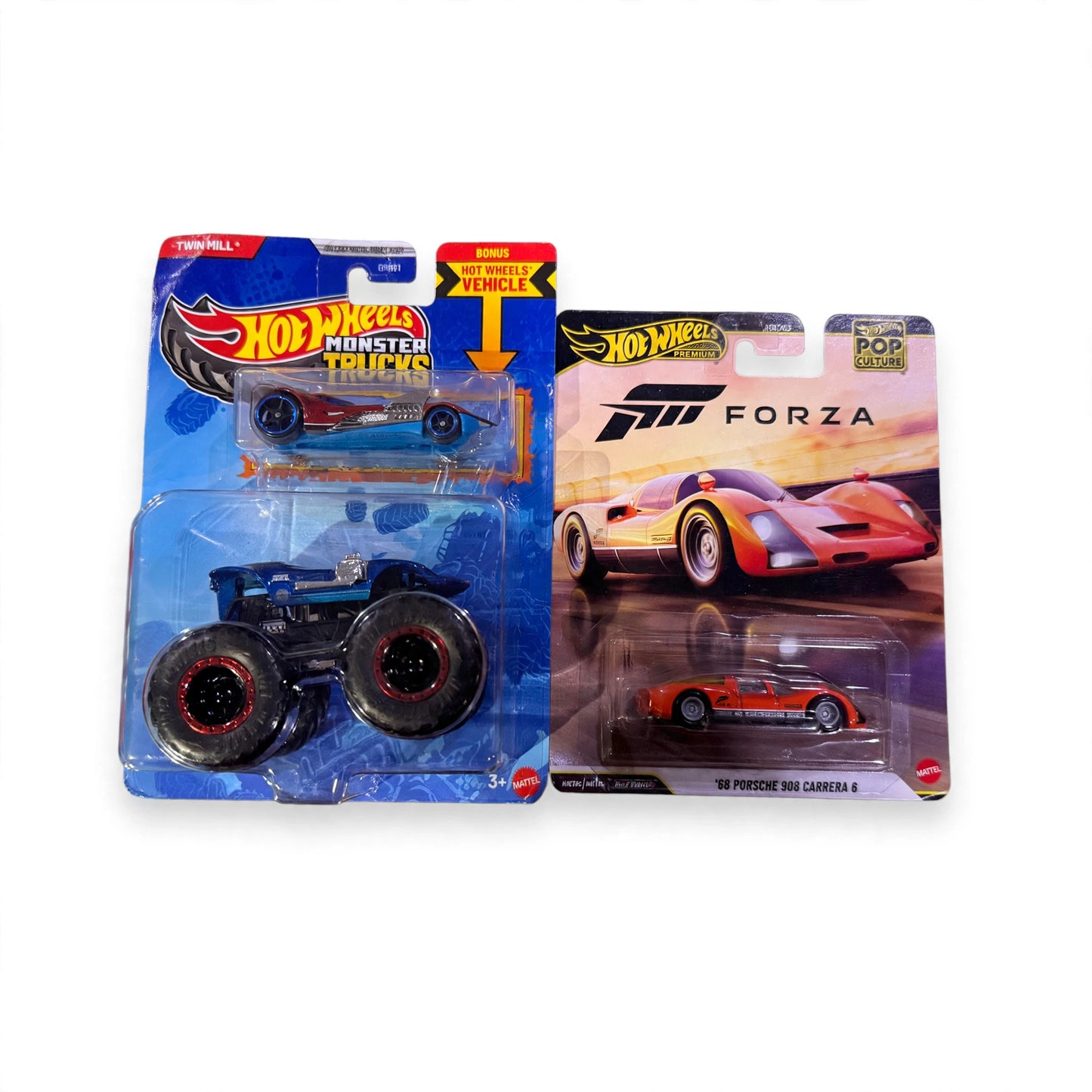 Hotwheels pop culture forza + random monster truck