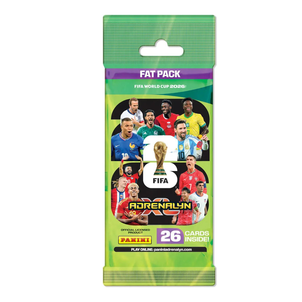 Panini FIFA World Cup 2026 Adrenalyn XL Fat Pack Trading Cards Official Football Collectible Cards