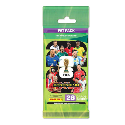 Panini FIFA World Cup 2026 Adrenalyn XL Fat Pack Trading Cards Official Football Collectible Cards