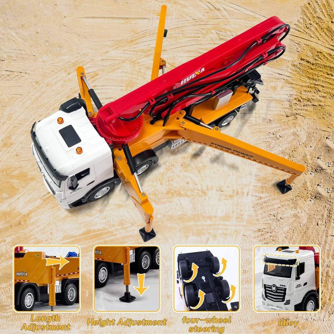 HUINA 1381 RC BACKHOE LOADER STRONG POWER SCALE 1/18