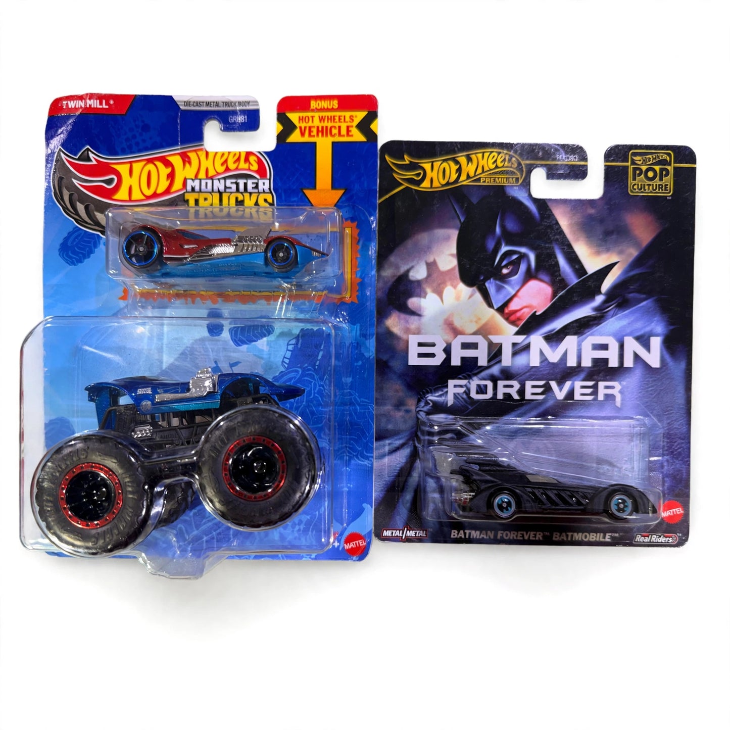 Hotwheels pop culture batman + random monster truck