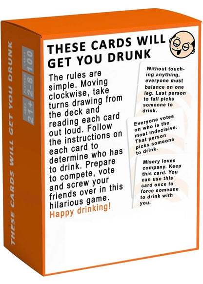 These Cards Will Get You Drunk - Fun Adult Drinking Game for Parties