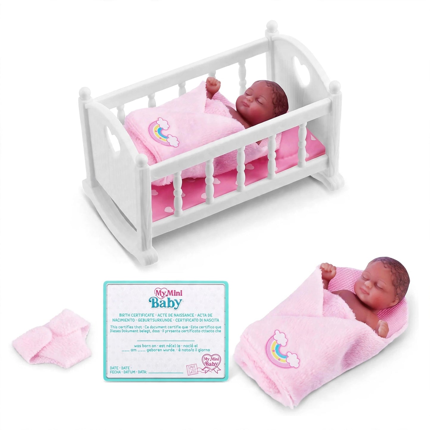 Zuru - My Mini Baby Series 1, 2 Capsules, Collectible Mystery Capsule, Toy for Girls, Realistic Miniature Baby, Playset and Accessories