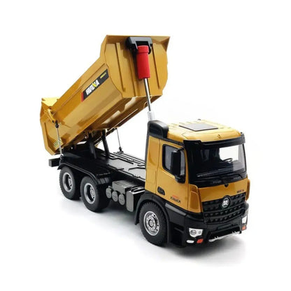 Huina 1582 1:14 All-Metal RC Dump Truck Heavy Duty Remote Control Construction Truck