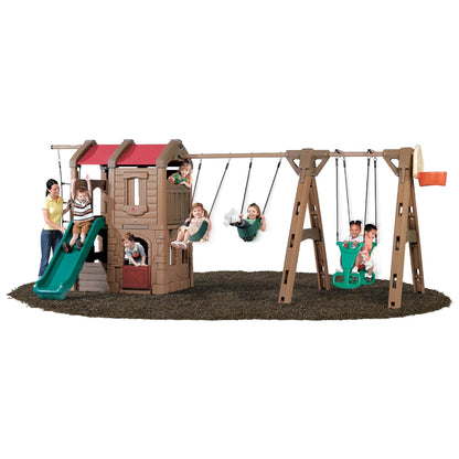 Np Adventure  Lodge Play Center W/Glider