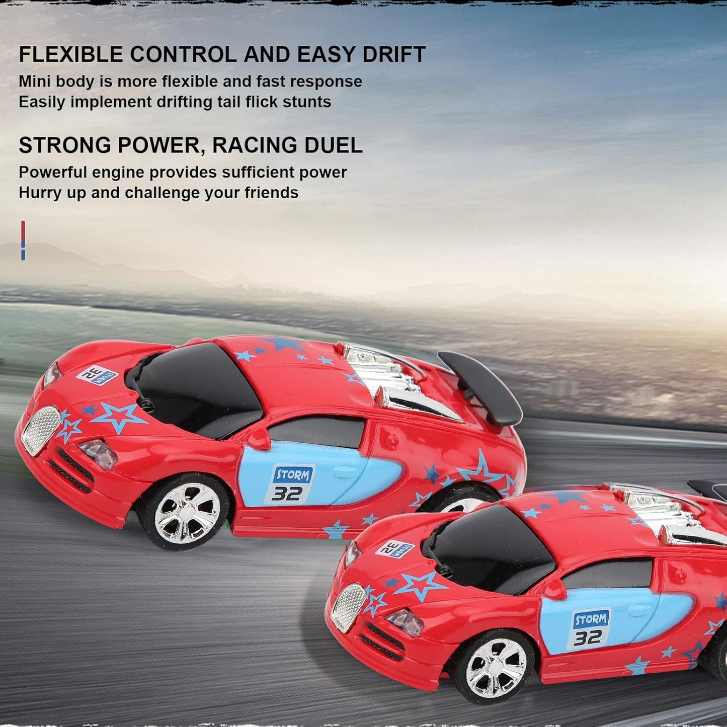 Toy Car, Remote Control APP Dual Mode Mini Remote Control Mini RC Car Rachargable