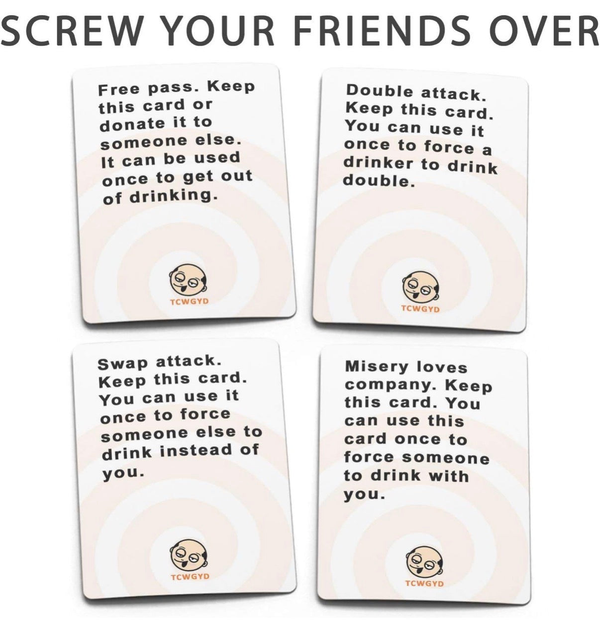 These Cards Will Get You Drunk - Fun Adult Drinking Game for Parties