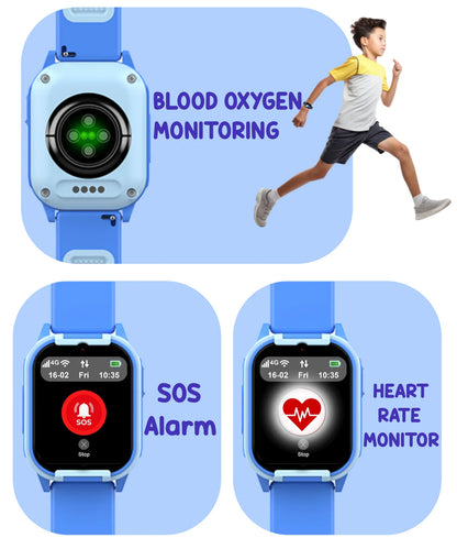 Spiky Gnome 4G Video Calling Smartwatch for Kids with Multi UI