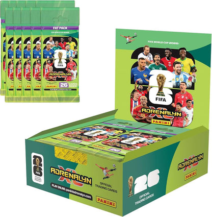 Panini FIFA World Cup 2026 Adrenalyn XL Fat Pack Trading Cards Official Football Collectible Cards