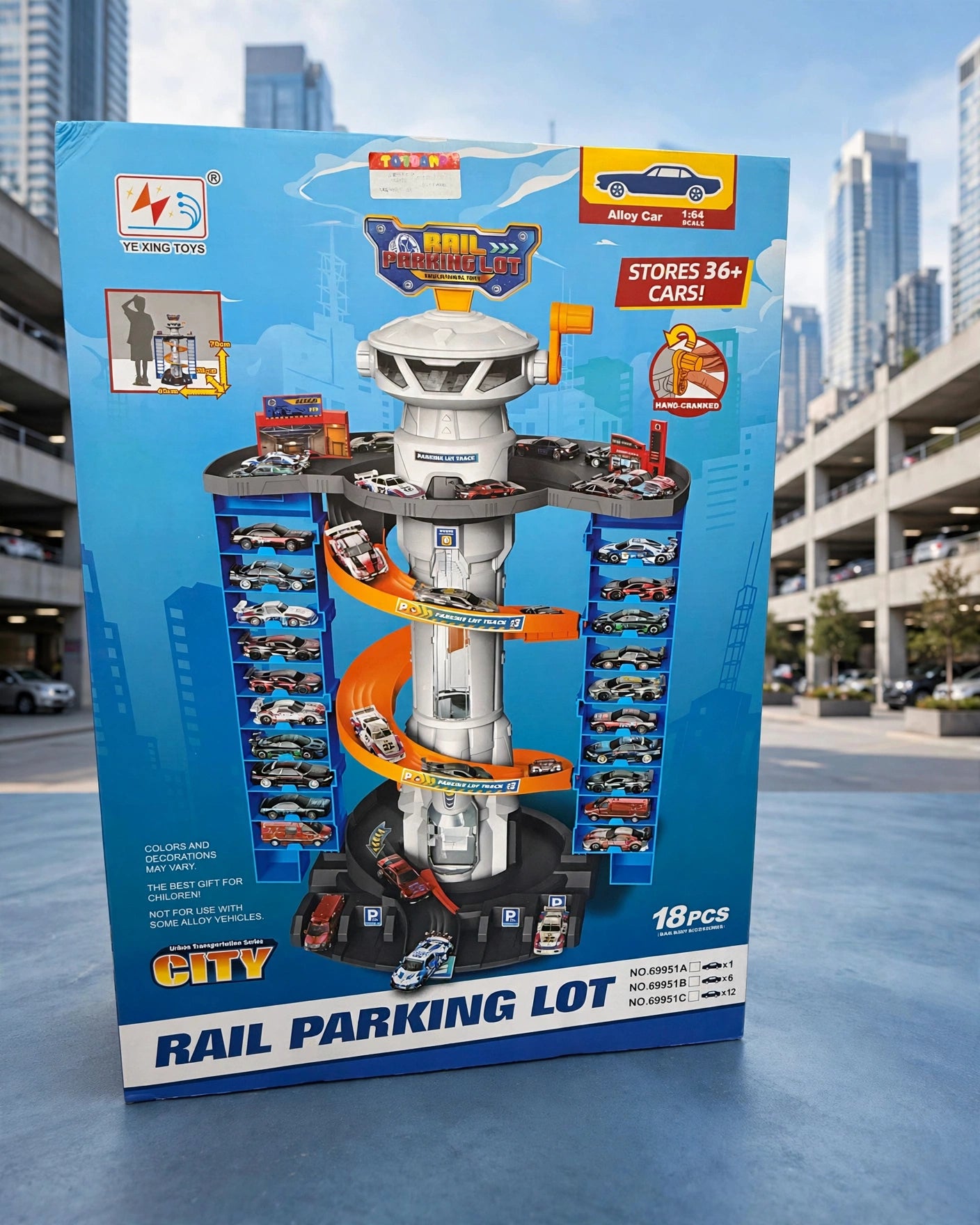 Rail Parking Lot City