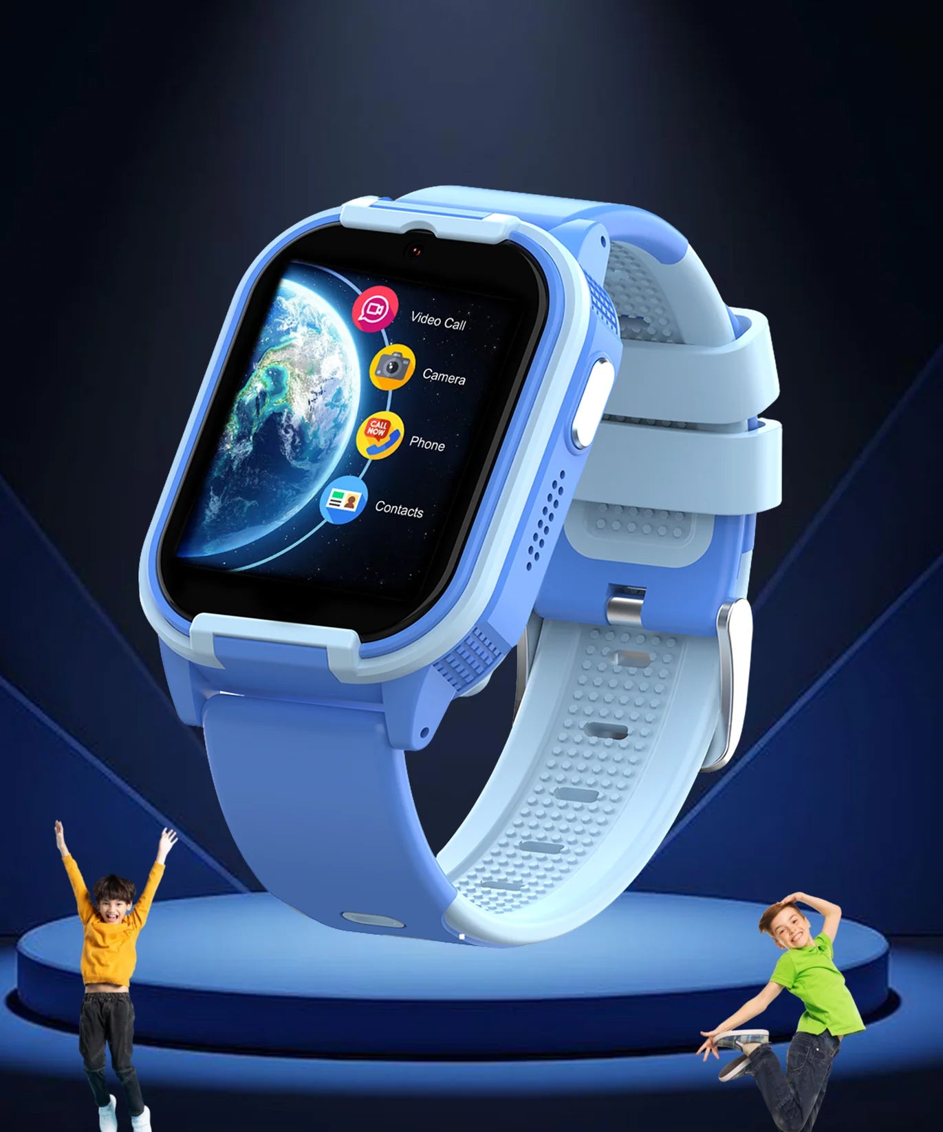 Spiky Gnome 4G Video Calling Smartwatch for Kids with Multi UI