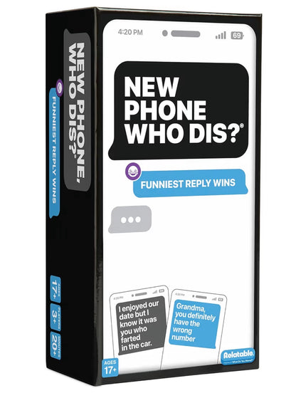 New phone, Who dis? Party game
