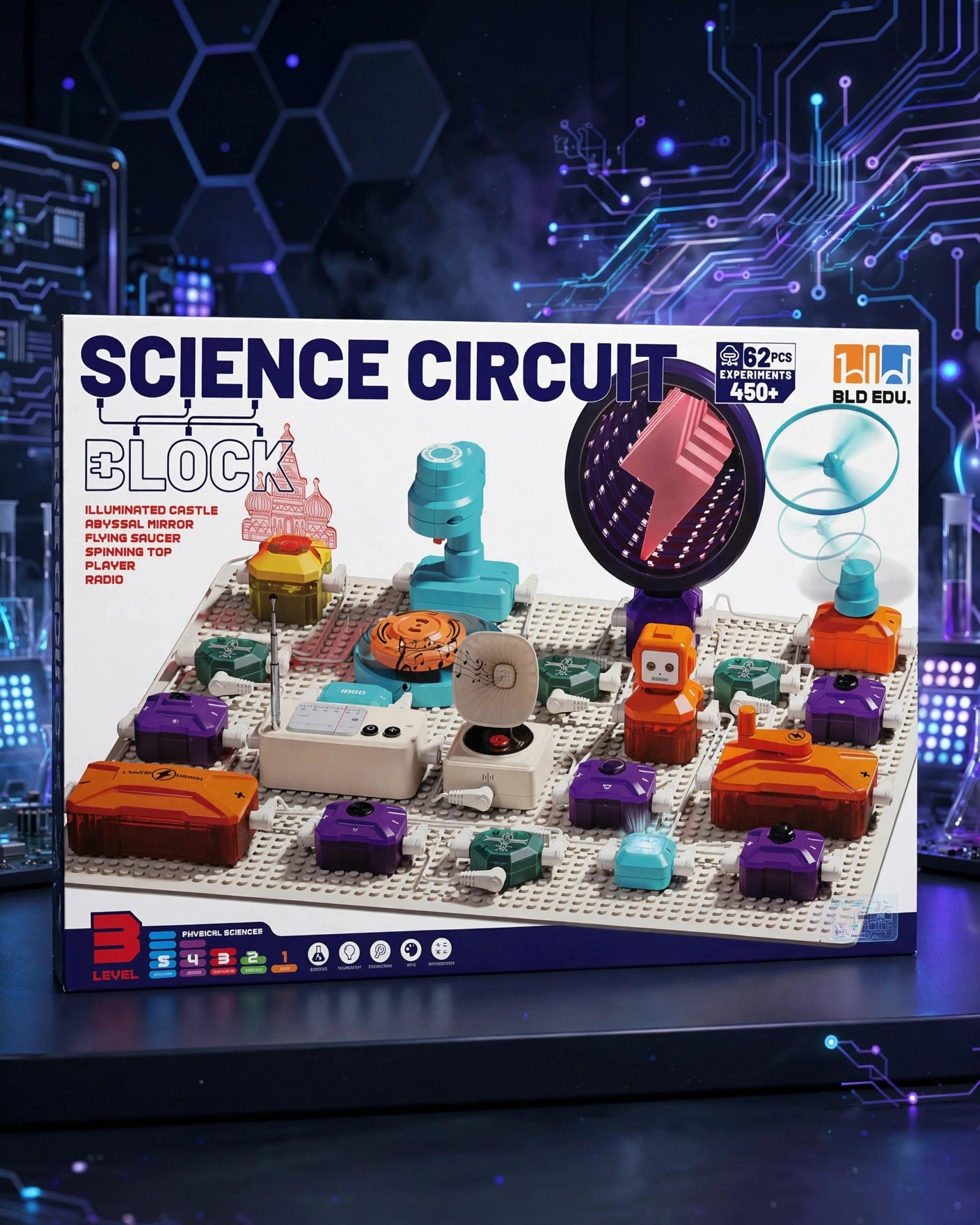 Science Circuit Block - 62 PCS