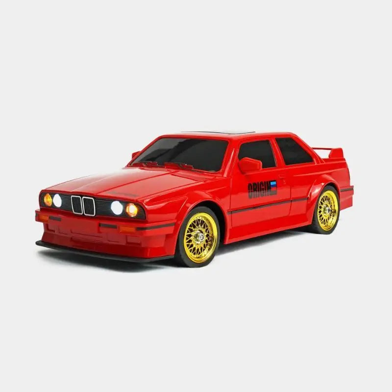Whoosh 4WD BMW RC Drift Car – 20KM/H Proportional Control with LED Lights & Spare Tires