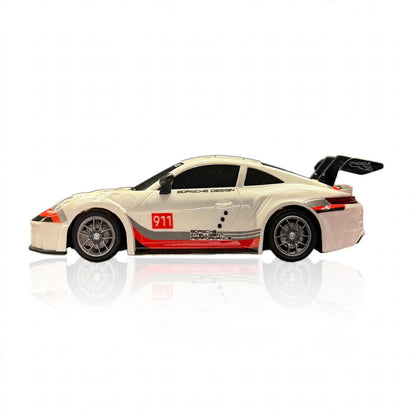 2.4GHz Radio-Controlled Racing Car – White Porsche 911-Style RC Drift Car