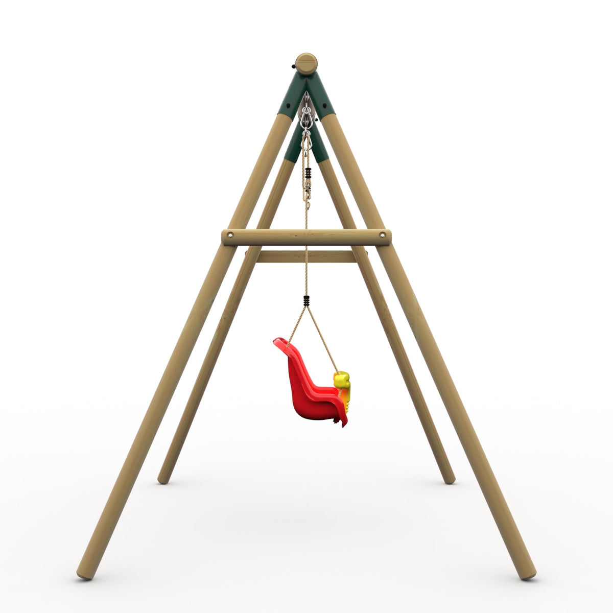 Plum Bush Baby Wooden Swing Set