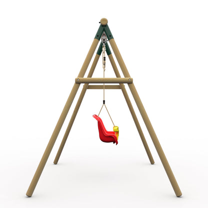 Plum Bush Baby Wooden Swing Set