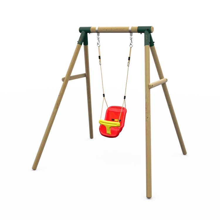 Plum Bush Baby Wooden Swing Set