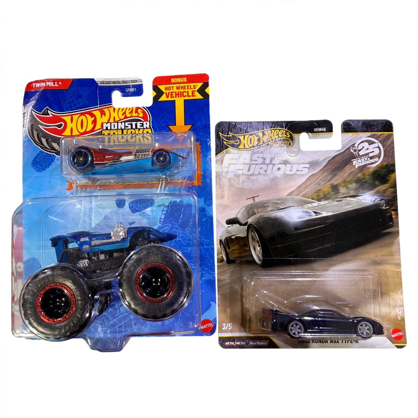 HotWheels FNF HONDA NSX + random monster truck
