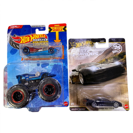 HotWheels FNF HONDA NSX + random monster truck