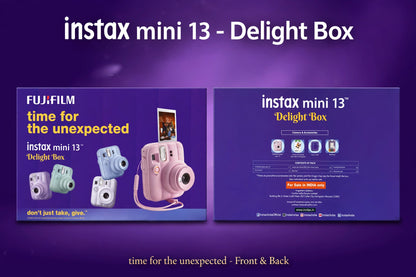 FUJIFILM INSTAX MINI 13 Instant Film Camera delight pack