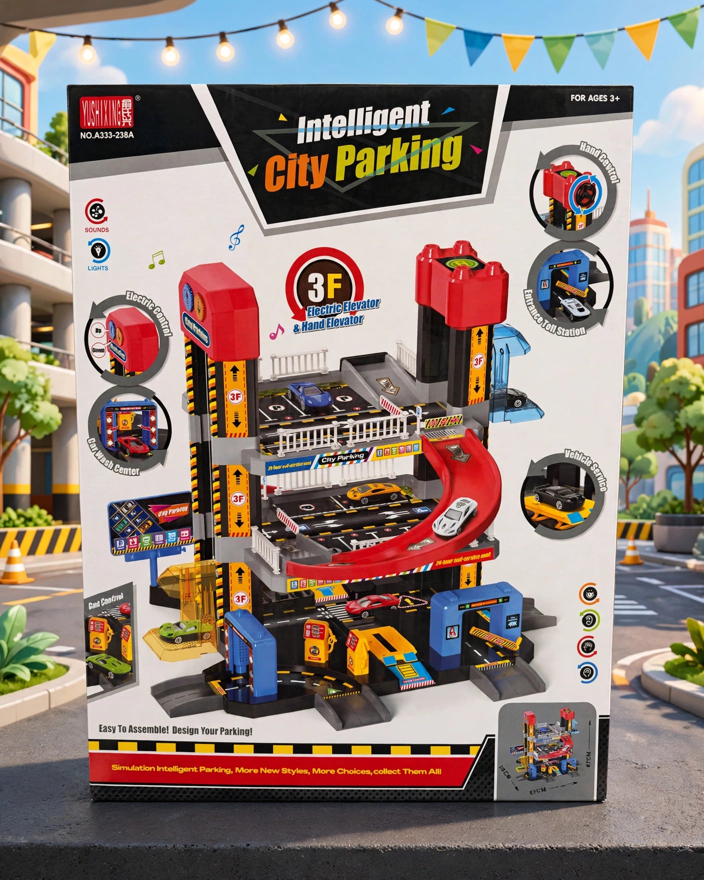 Intelligent City Parking 3F - Electric Elevator