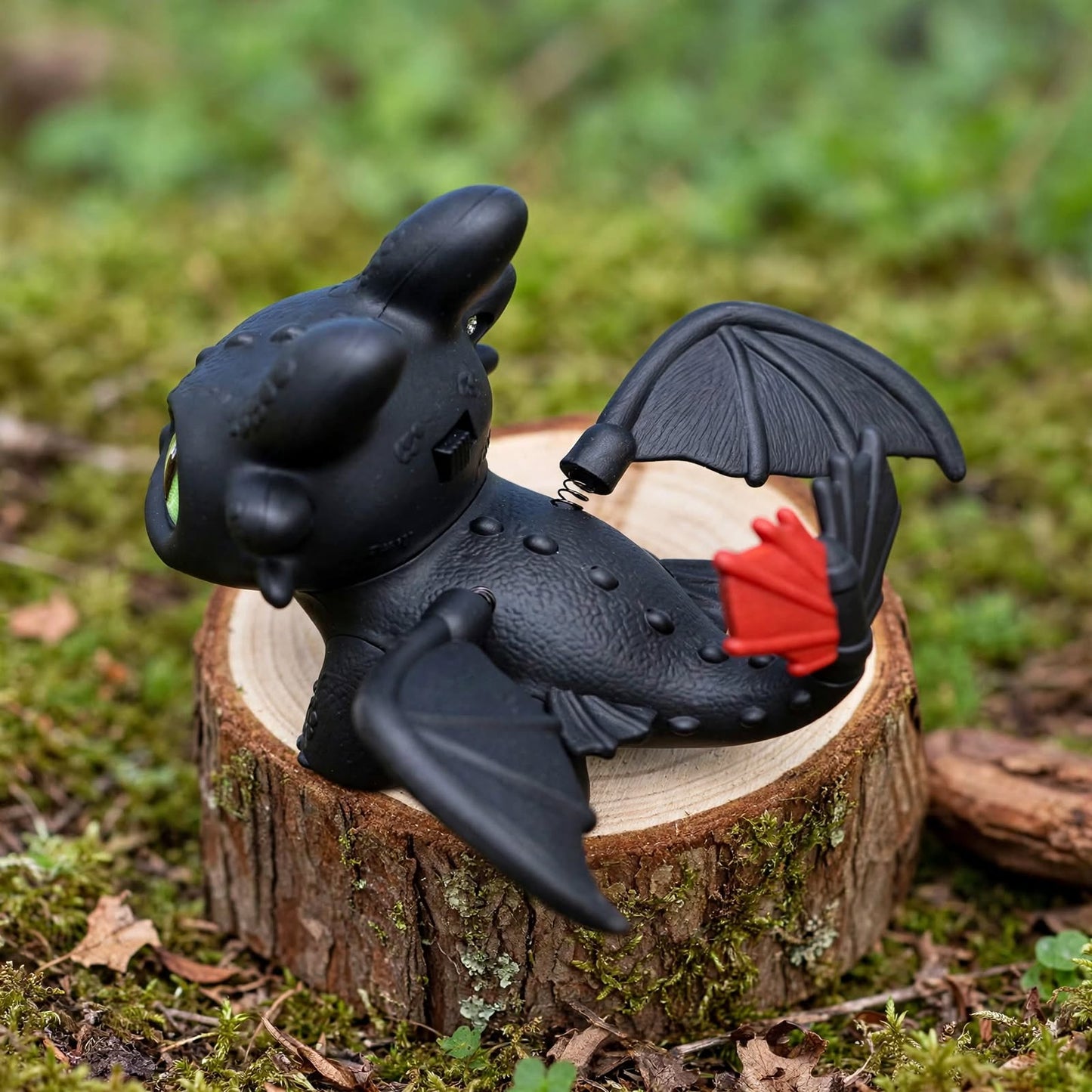HOW TO TRAIN YOUR Dragon Keychain with LED Light & Moving Wings | Night Fury