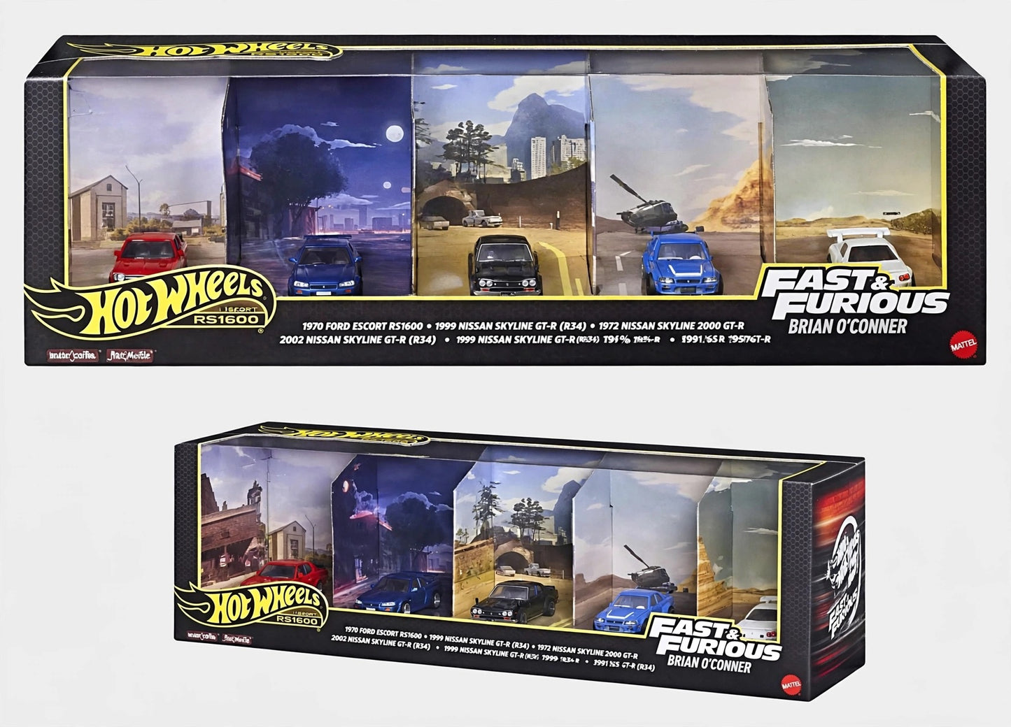Hot Wheels Premium Fast & Furious Brian O'Conner 5-Car Collector Set | 1:64 Diecast