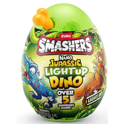 ZURU Smashers Jurassic Light-Up Nano Egg