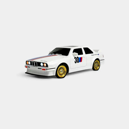 Whoosh 4WD BMW RC Drift Car – 20KM/H Proportional Control with LED Lights & Spare Tires