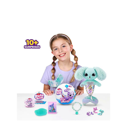 ZURU-Pets Alive Furmaids Plush Mermaid Interactive with Lights and Sounds for Girls