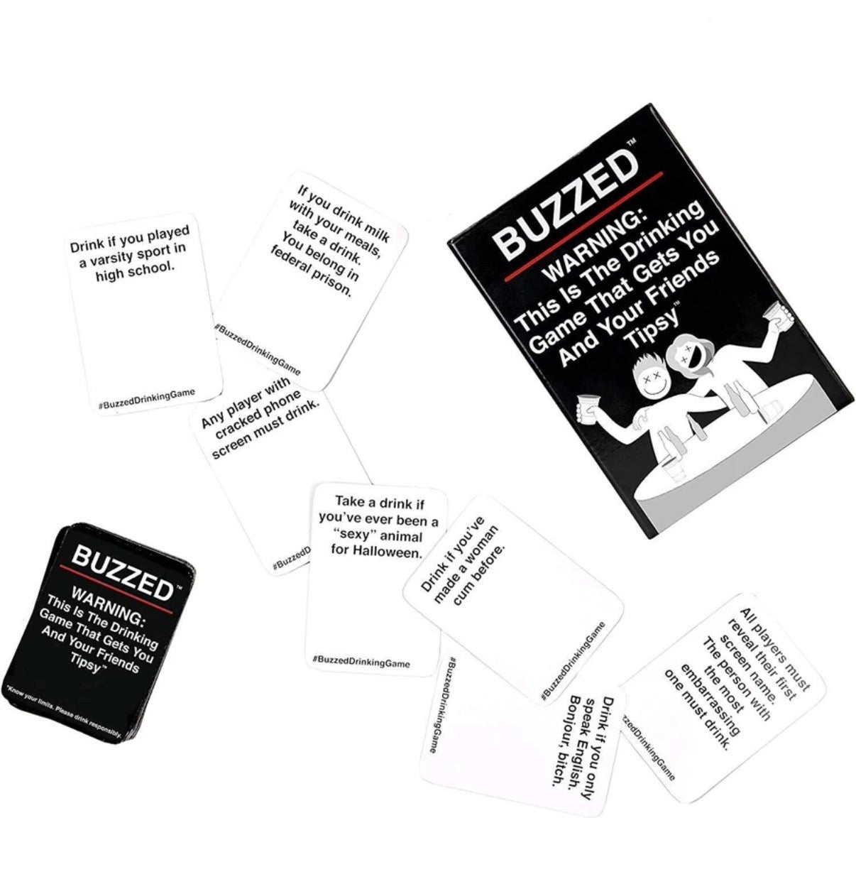 Buzzed Drinking Card Game | Fun Adult Party Game