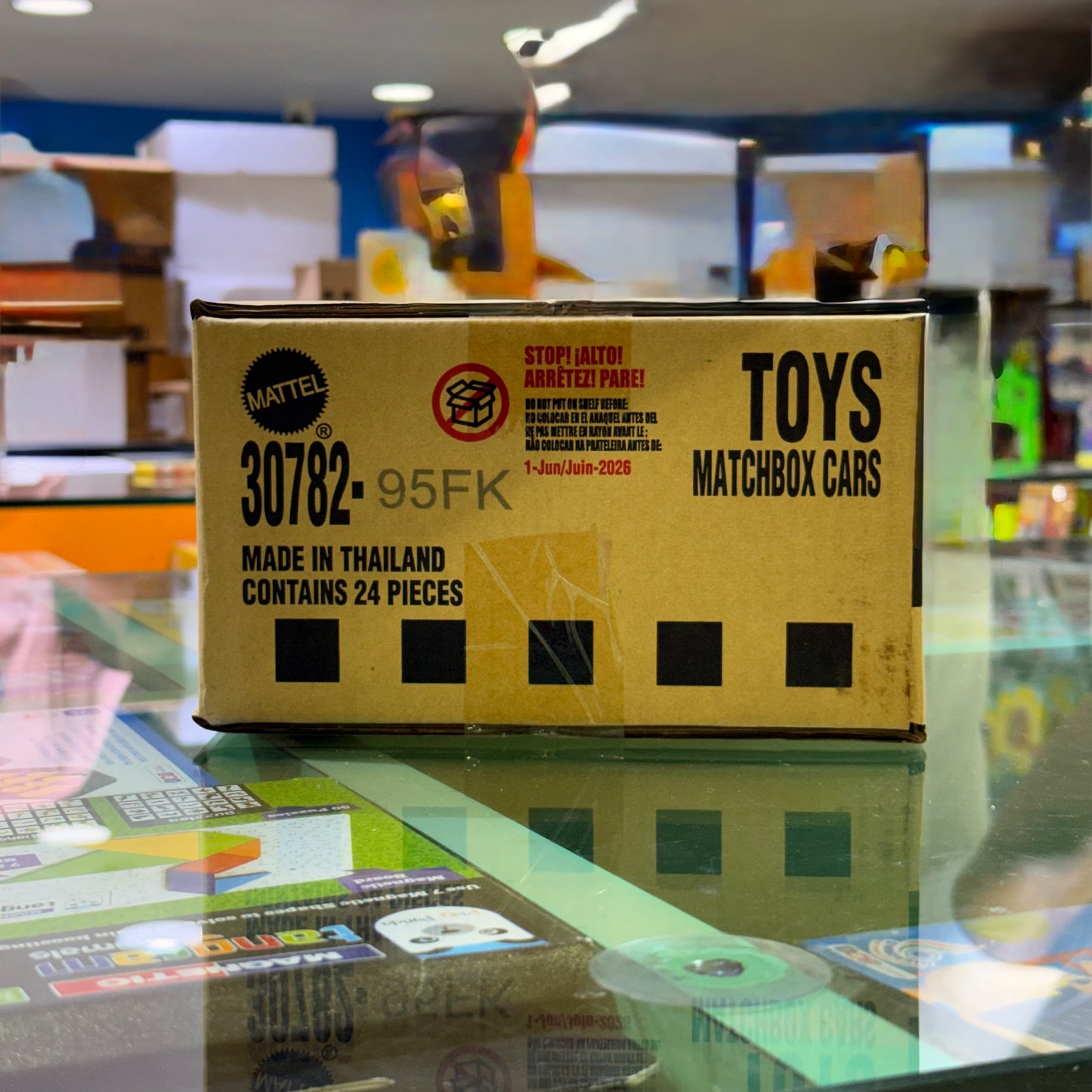 Official Matchbox Box Set of 24 K case 2026 with Apple TV Cars