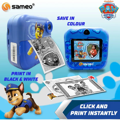 Sameo Paw Patrol Instant Print Digital Camera for Kids