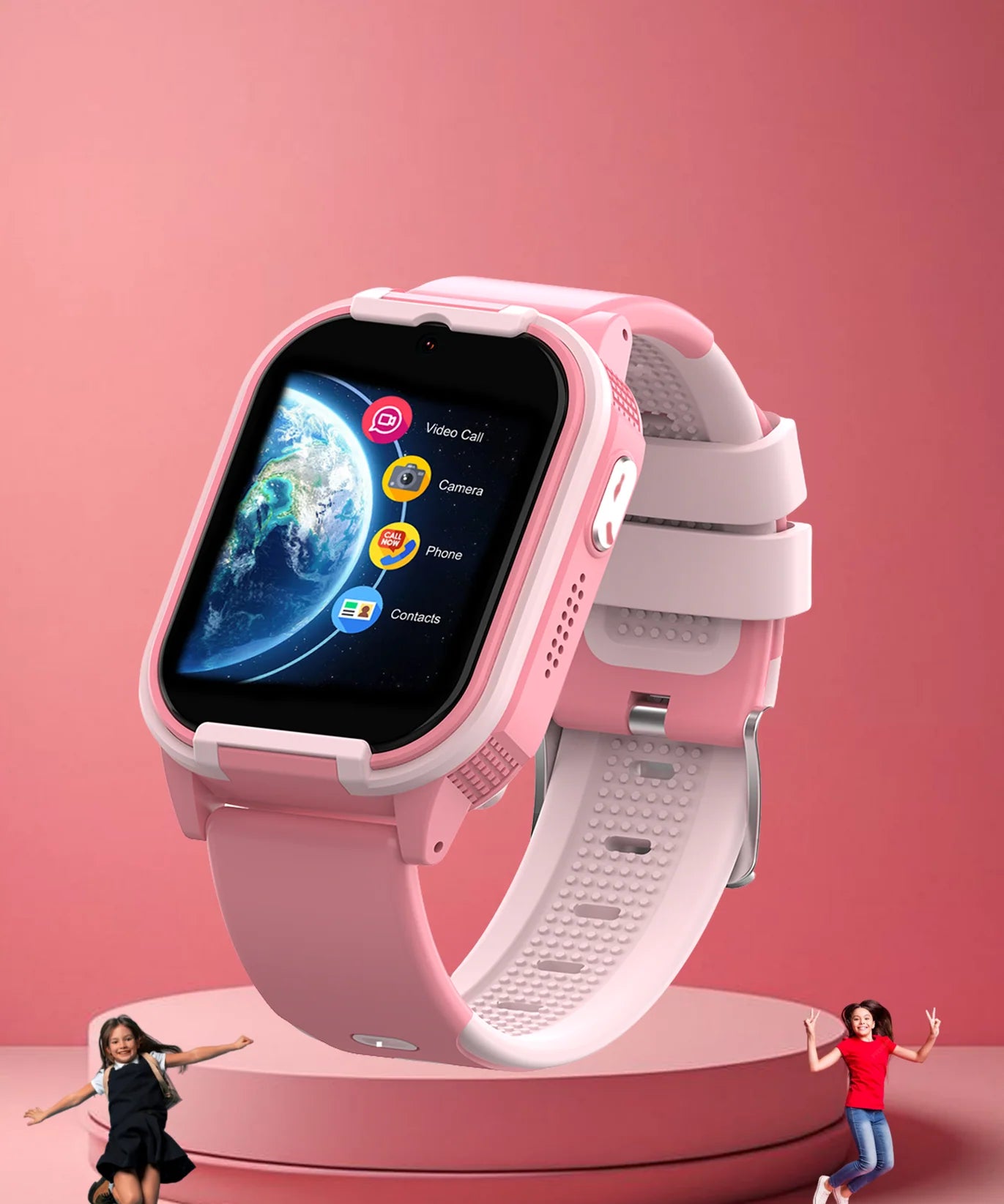 Spiky Gnome 4G Video Calling Smartwatch for Kids with Multi UI