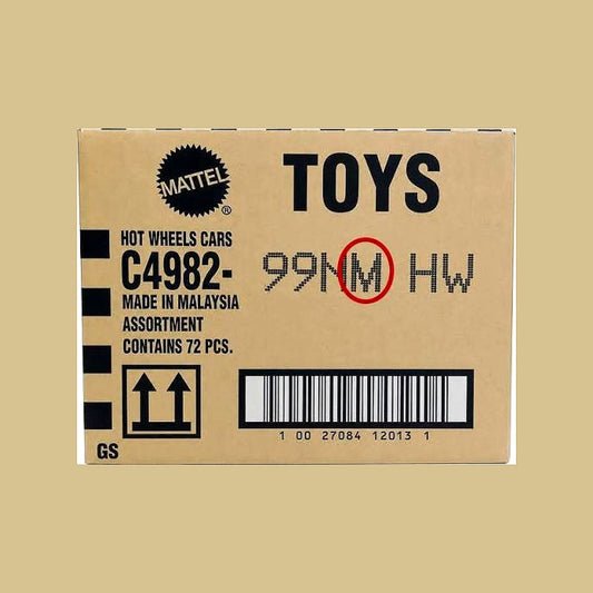 Hot Wheels 2026 Factory-Sealed M Case – 72 Original Mattel 1:64 Die-Cast Cars | Brand New Unopened Master Carton