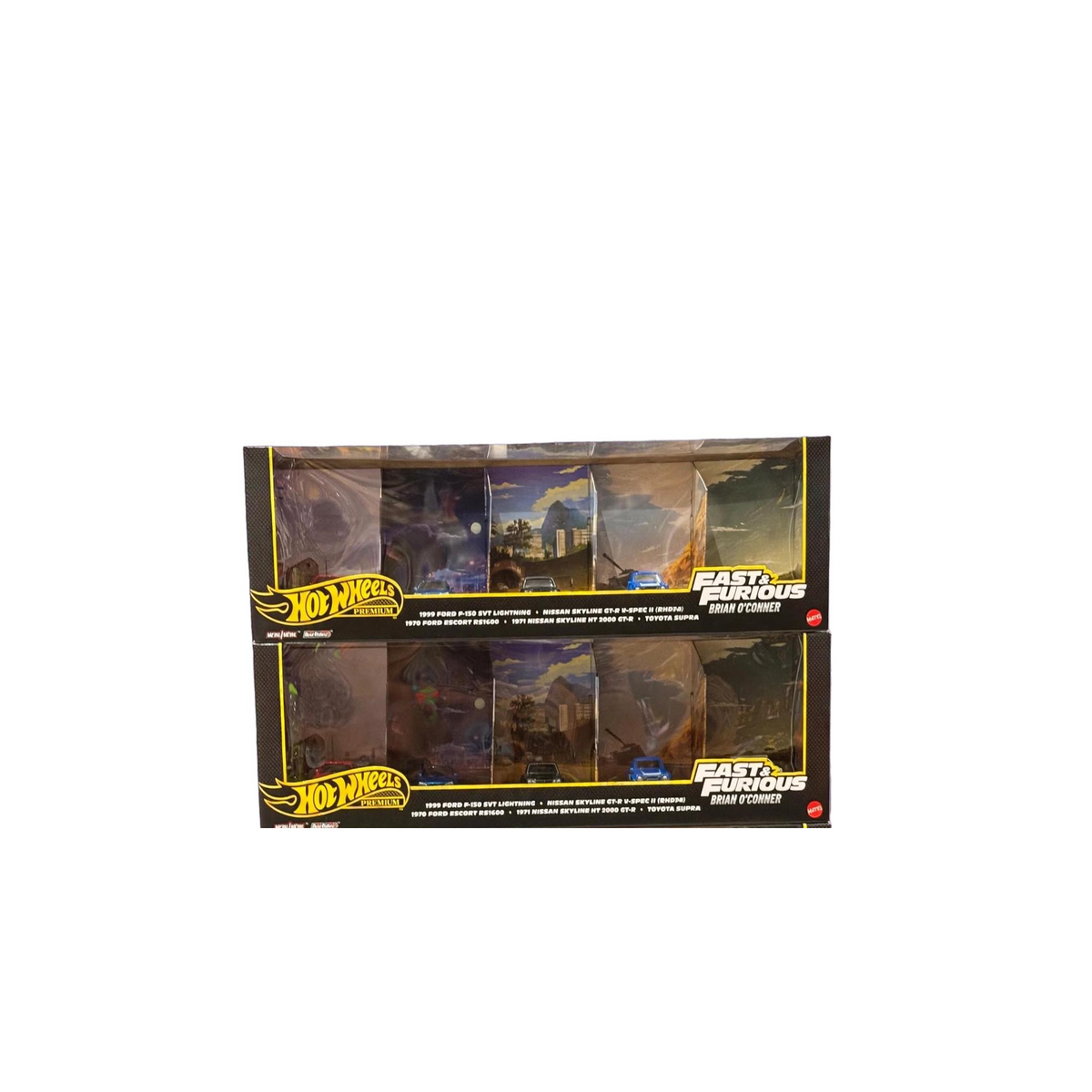 Hotwheels brain o Conner set of 2 plus free buggati eb110 sth