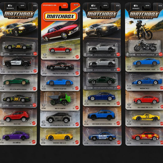 Official Matchbox Box Set of 24 K case 2026 with Apple TV Cars