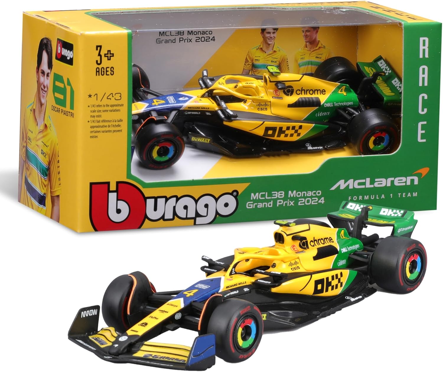McLaren F1 Team MCL38 - Lando Norris 1/43