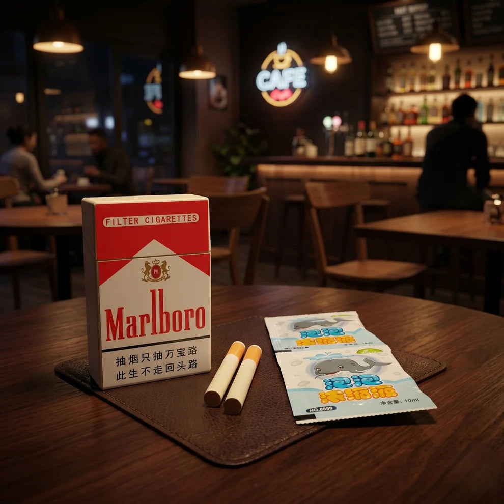 Marlboro Bubbles Cigrette Shaped Case