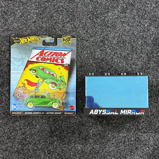 Hot Wheels Action Comics #1 PLUS Action Sedan PLUS Abyssal Mirror