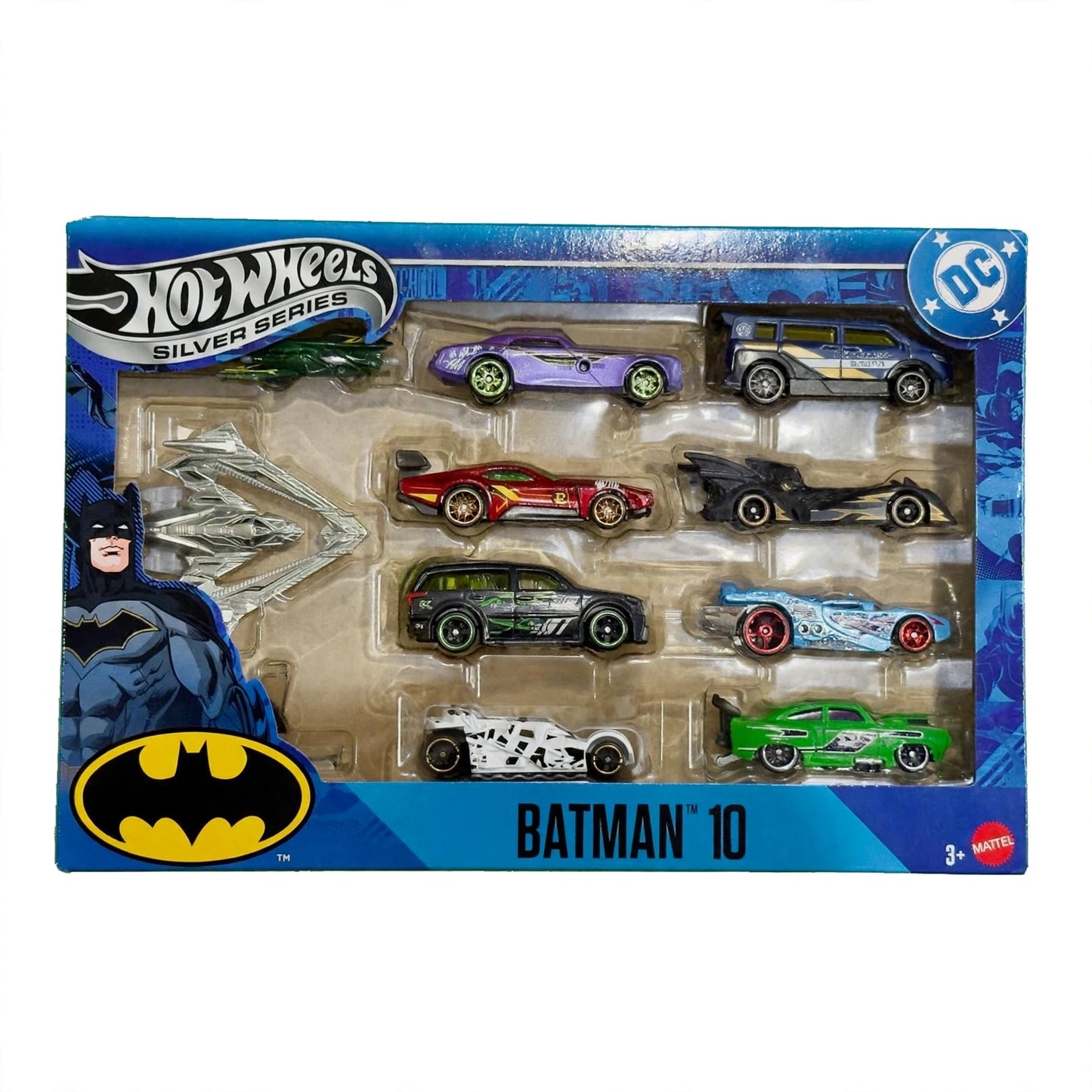 hotwheels Batman silver series 10 pack